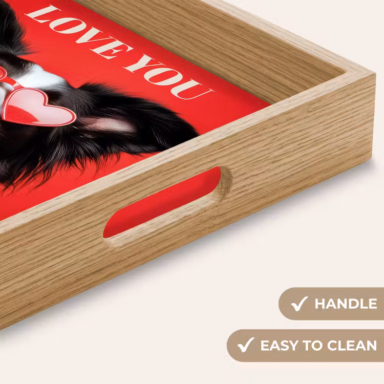 Tray - Dog - Heart Glasses - Loveyou - Red — 9