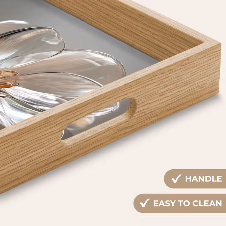 Tray - Flower - Glasses - Translucent — 9