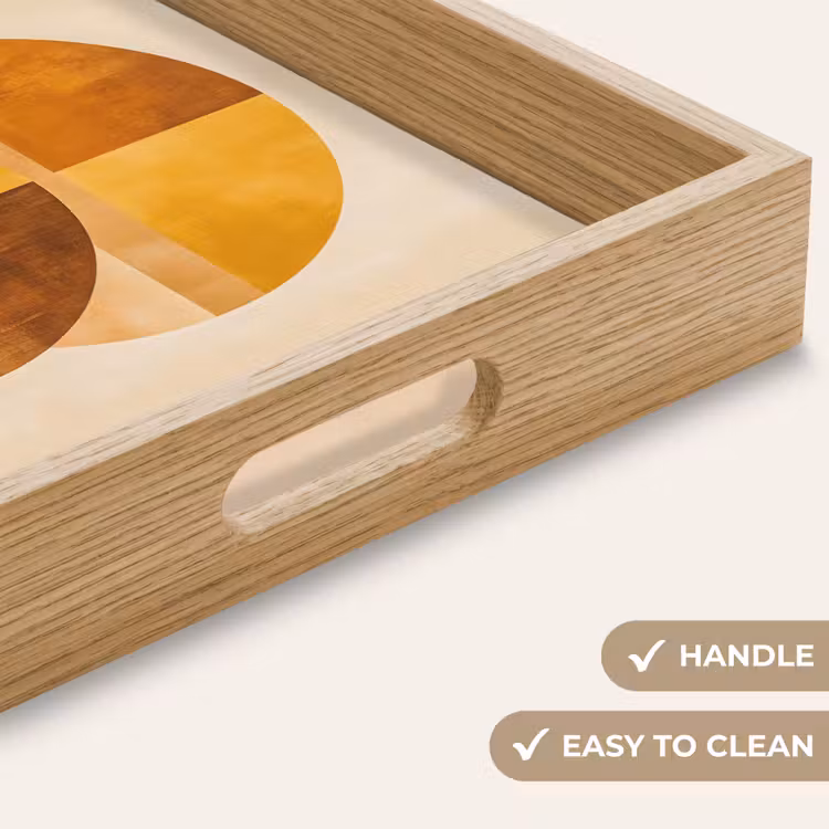 Tray - Circles - Yellow - Minimalist — 9