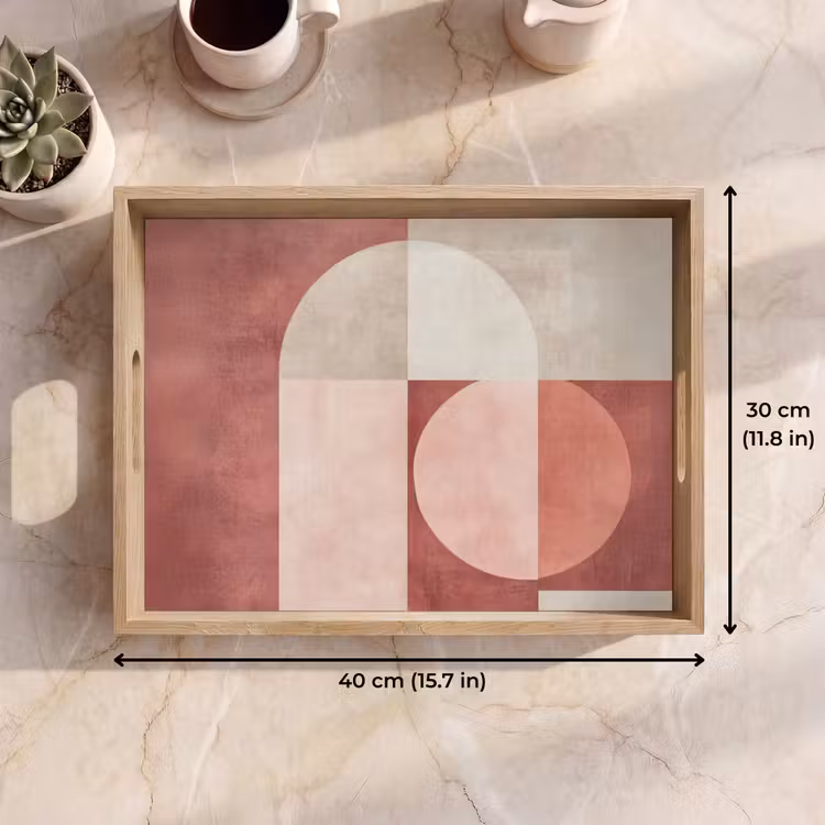 Tray - Figures - Abstract - Pink — 7