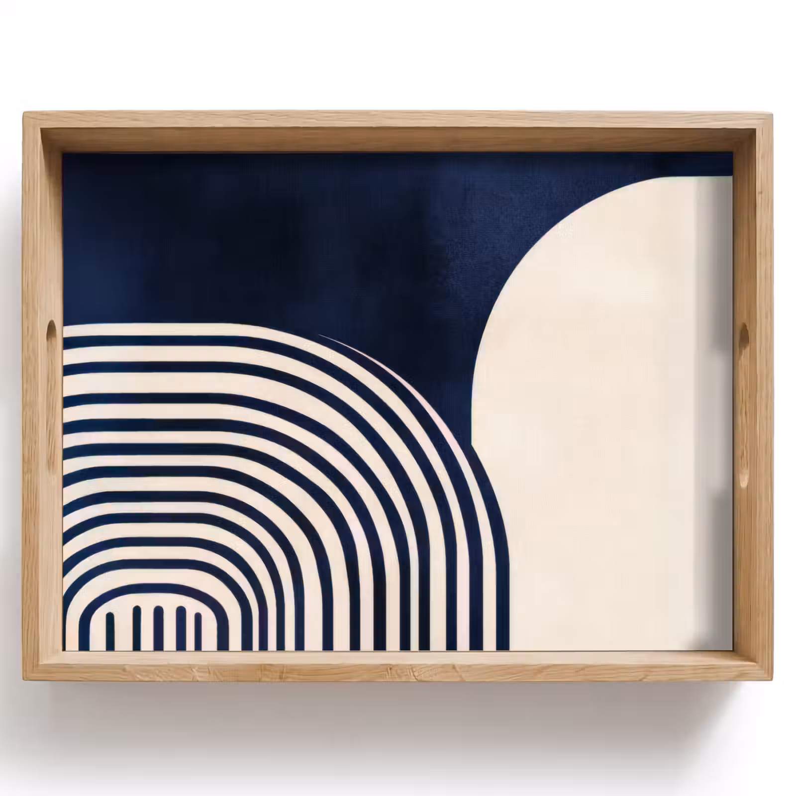 Tray - Dark blue - Abstract - Lines — 1