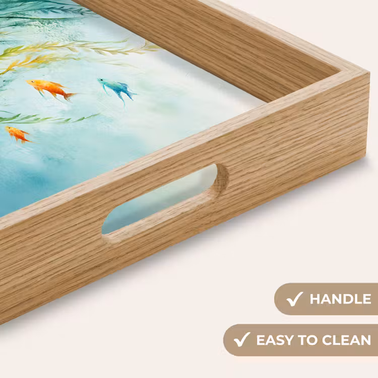 Tray - Aquatic plants - Fish - Colorful - Water — 9