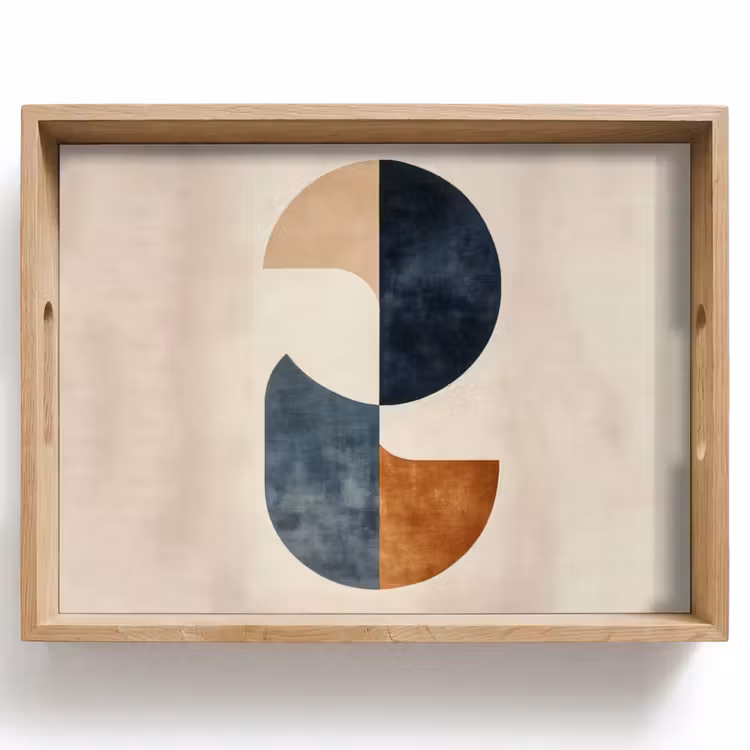 Tray - Circles - Abstract - Colorful — 1