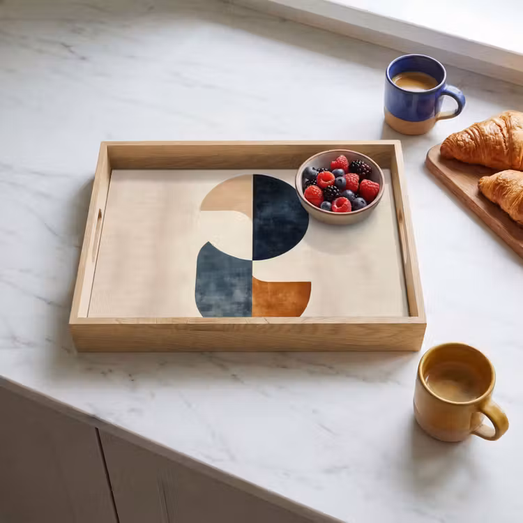 Tray - Circles - Abstract - Colorful — 3