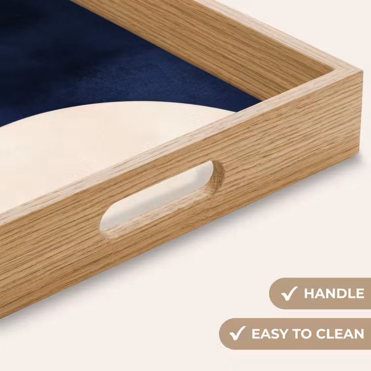 Tray - Dark blue - Abstract - Lines — 9