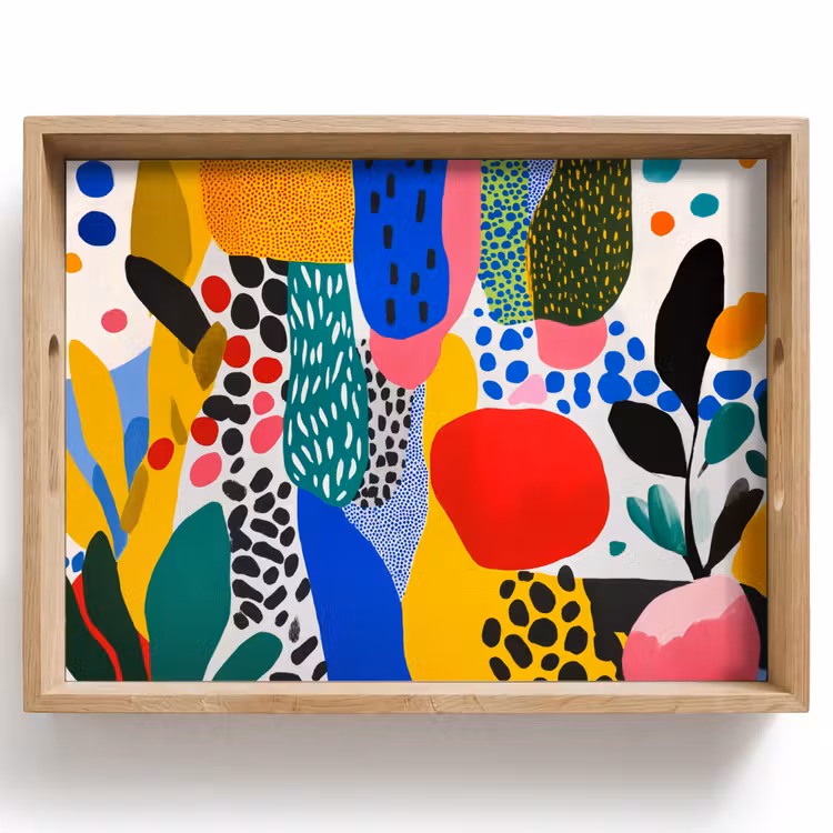 Tray - Dots - Shapes - Modern - Colors — 1