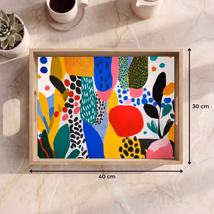 Tray - Dots - Shapes - Modern - Colors — 8