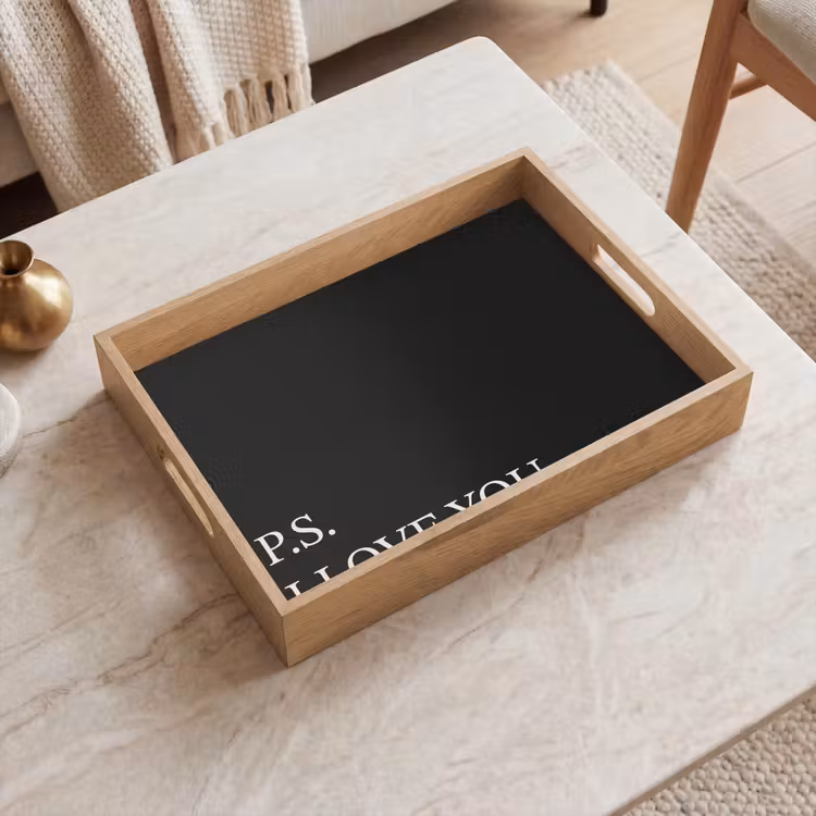 Tray - Black - Minimalist - Valentine — 2