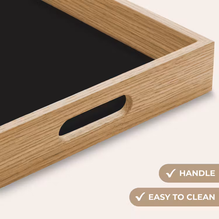 Tray - Black - Minimalist - Valentine — 9