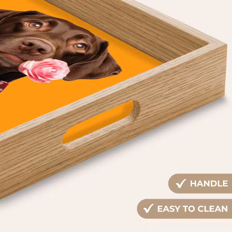 Tray - Dog - Orange - Rose - Valentine — 9