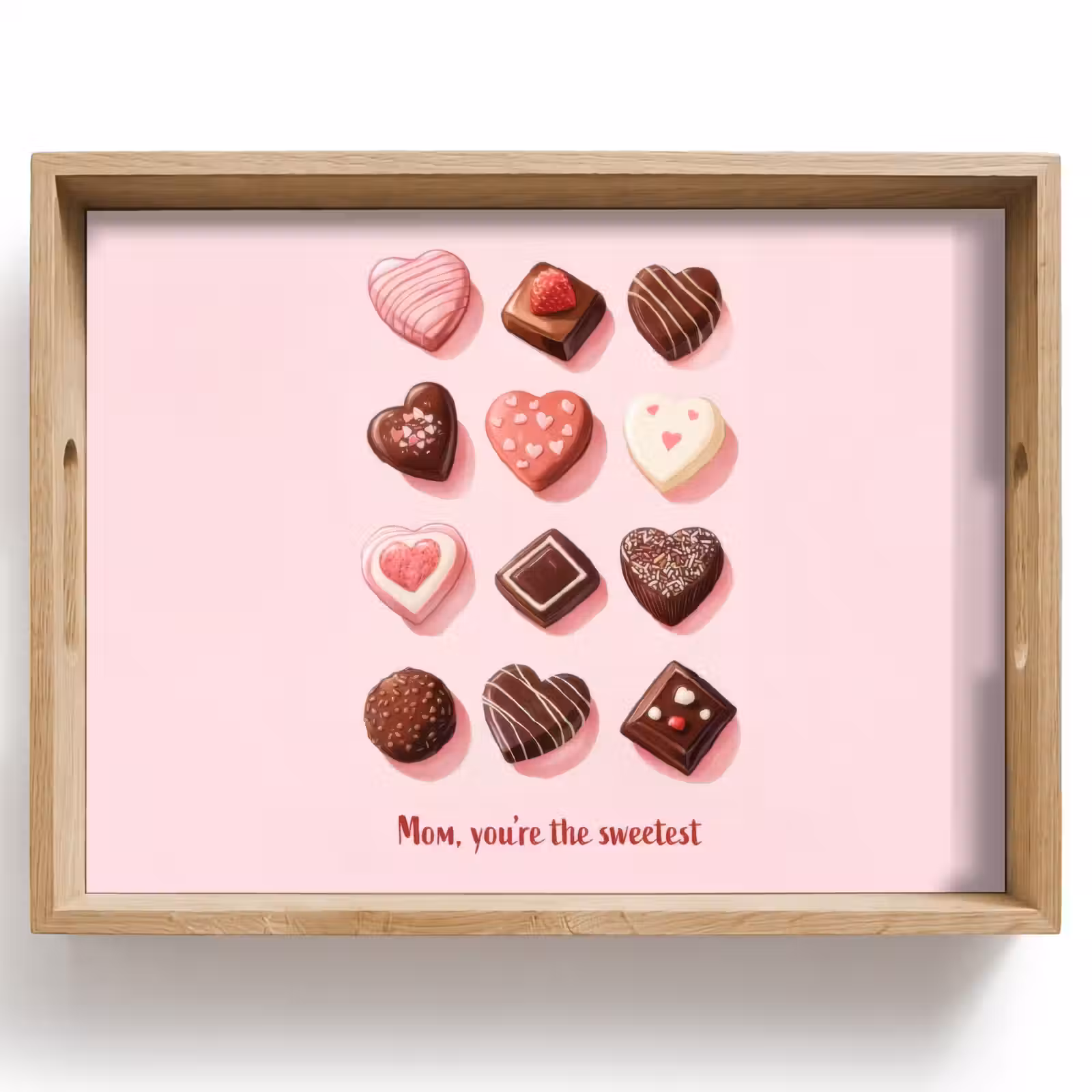Tray - Chocolates - Heart shaped - Dearest — 1