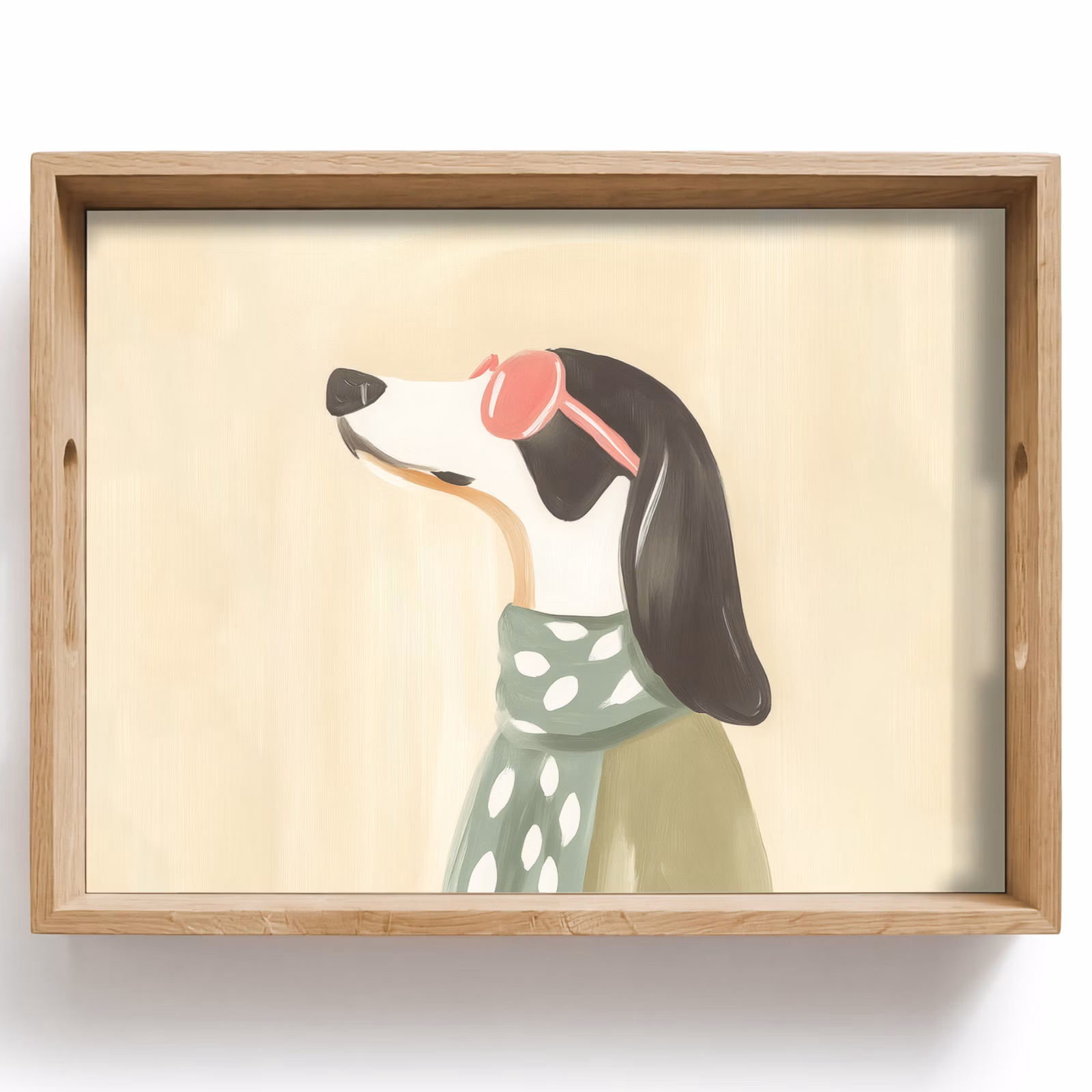 Tray - Dog - Sunglasses - Scarf — 1