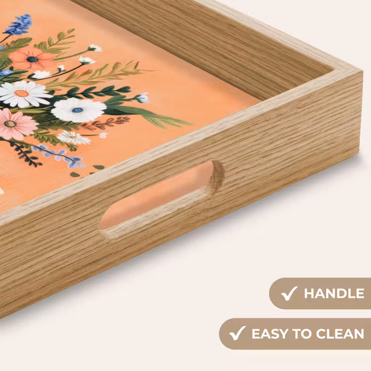 Tray - Bouquet - Bow - Quote — 9