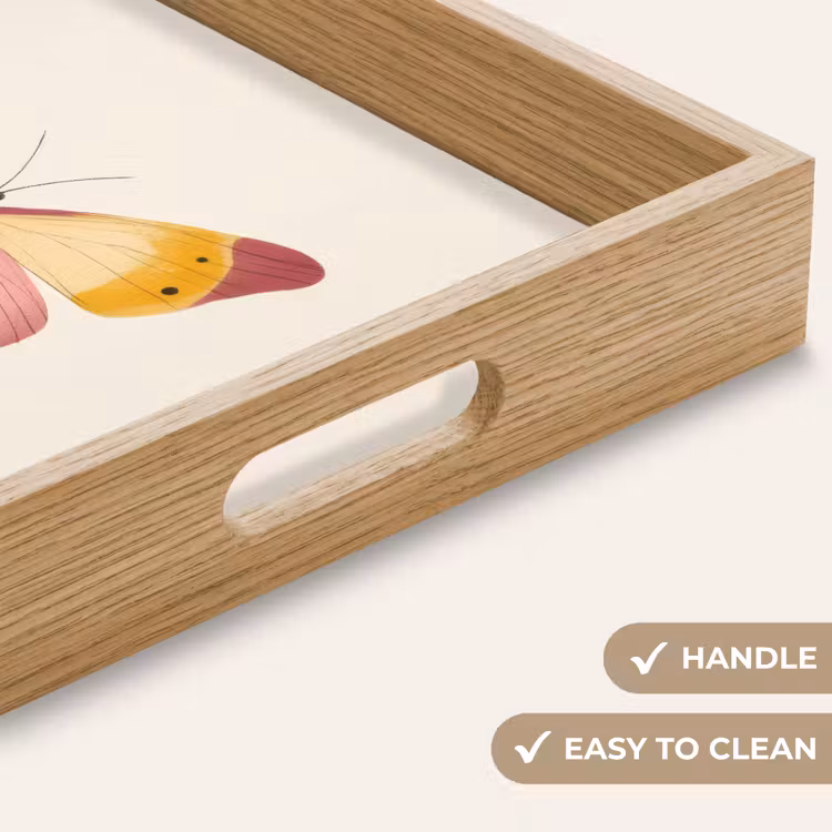 Tray - Butterfly - Illustration - Pink — 9