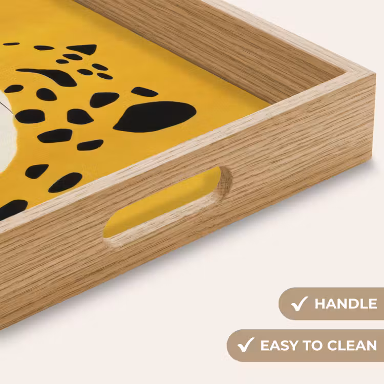 Tray - Cheetah - Illustration - Yellow — 9