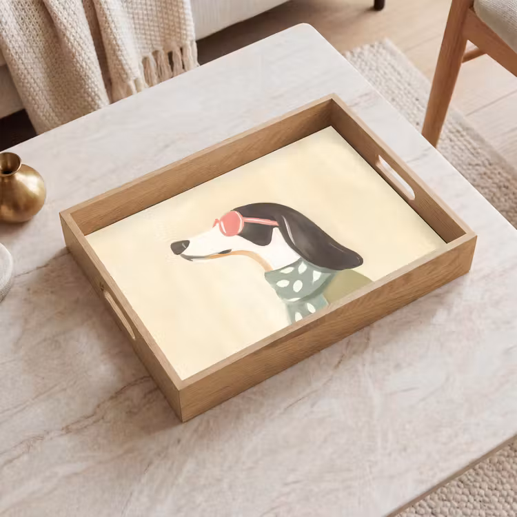 Tray - Dog - Sunglasses - Scarf — 2