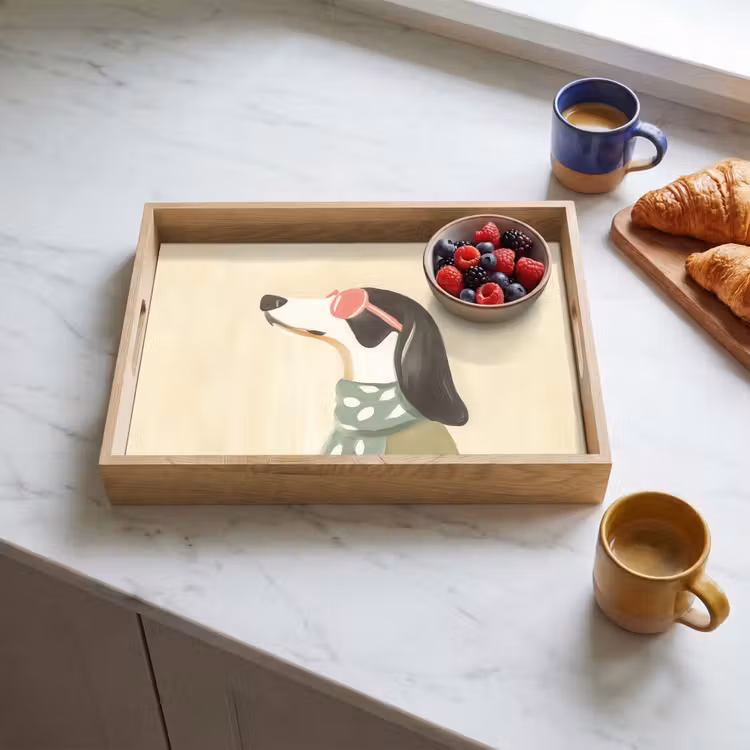 Tray - Dog - Sunglasses - Scarf — 3