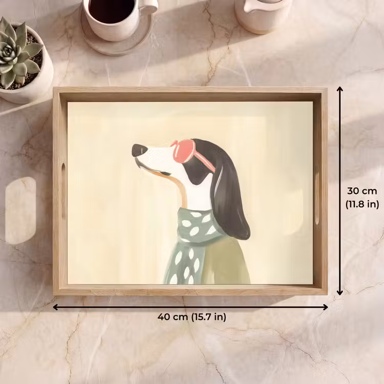 Tray - Dog - Sunglasses - Scarf — 7