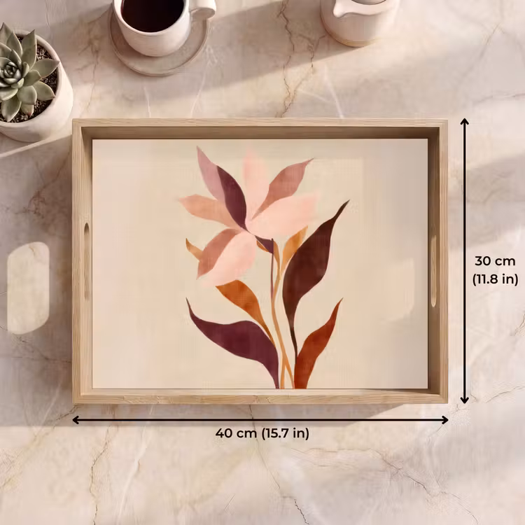 Tray - Flowers - Petals - Minimalist - Pink — 7