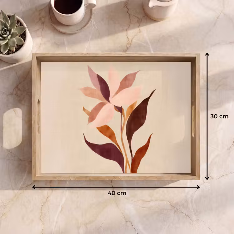 Tray - Flowers - Petals - Minimalist - Pink — 8