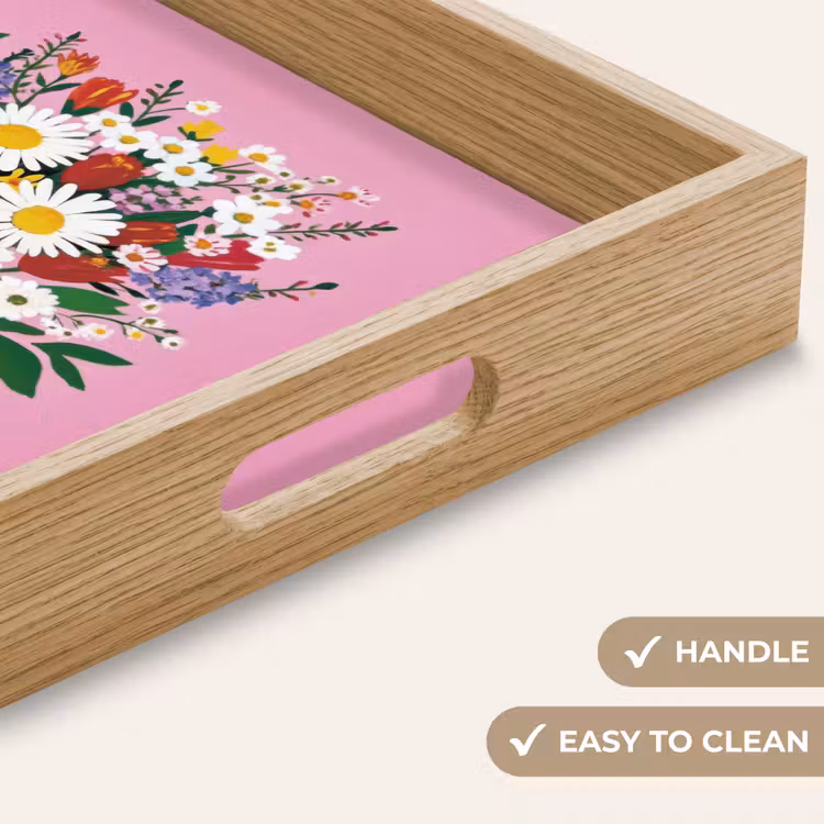 Tray - Flowers - Quote - Card - Colorful — 9