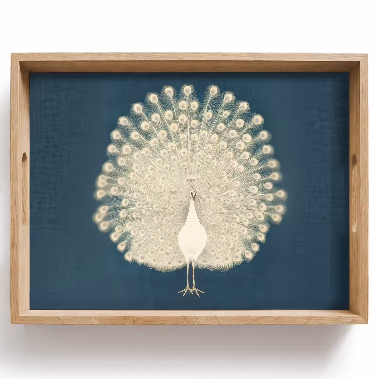 Tray - Bird - Blue - Vintage — 1