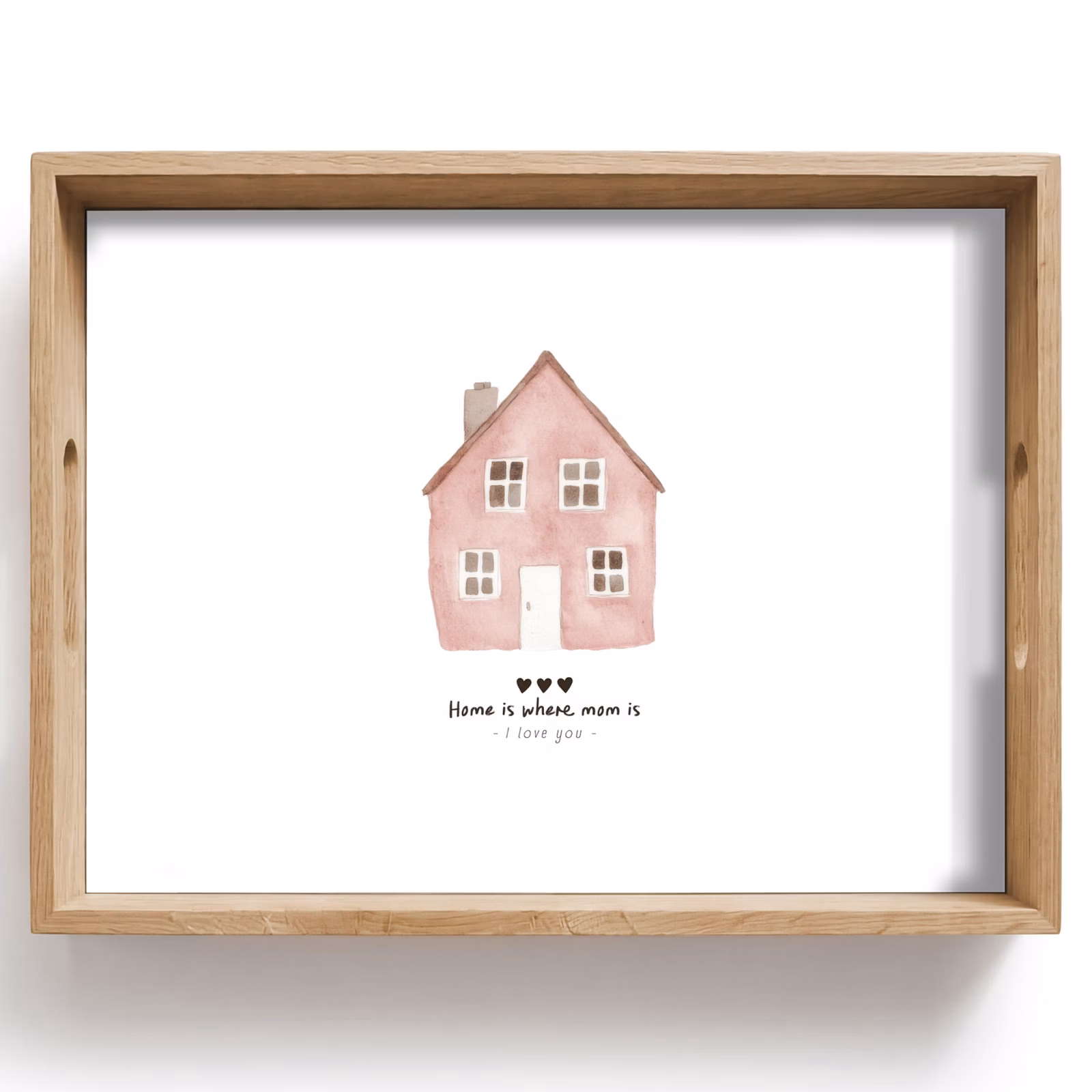 Tray - Cottage - Pink - Quote - Mother — 1