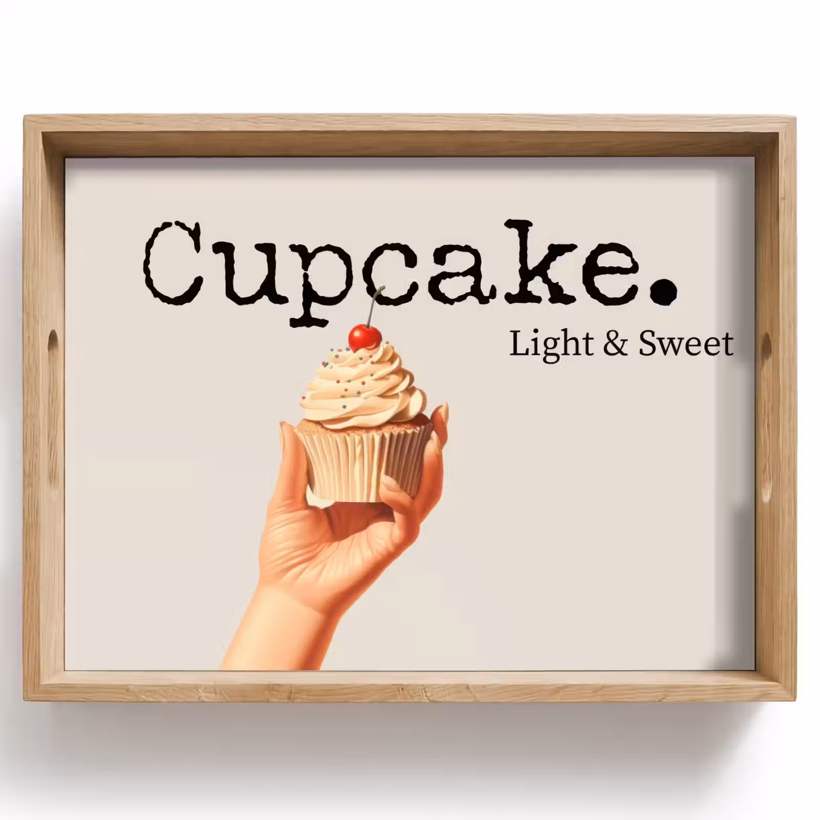 Tray - Cupcake - Sweet - Cherry — 1