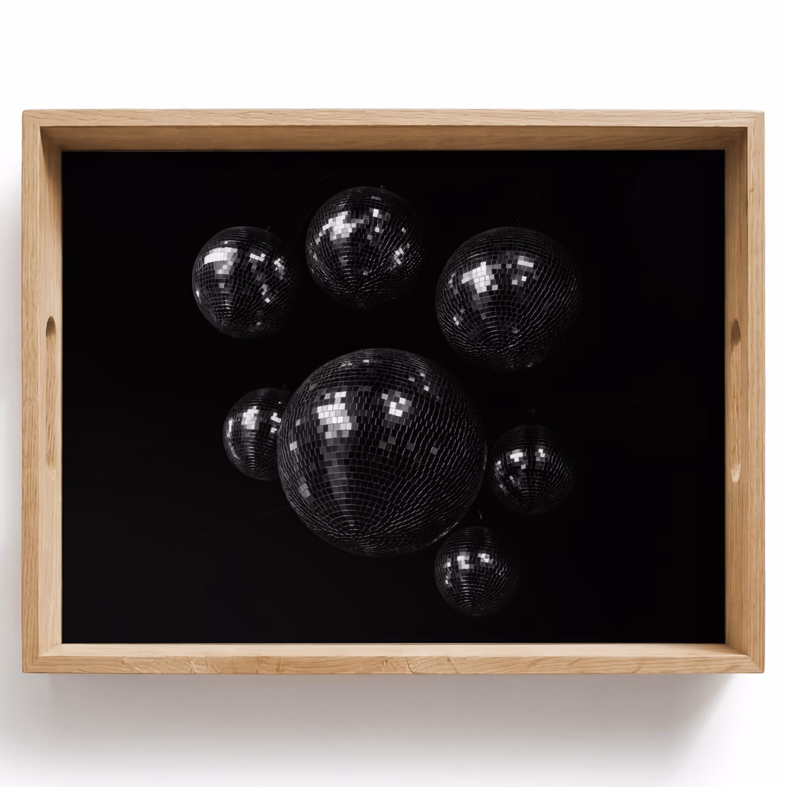 Tray - Discoballs - Minimalist - Black — 1