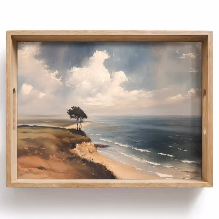 Tray - Cliff - Sea - Tree — 1