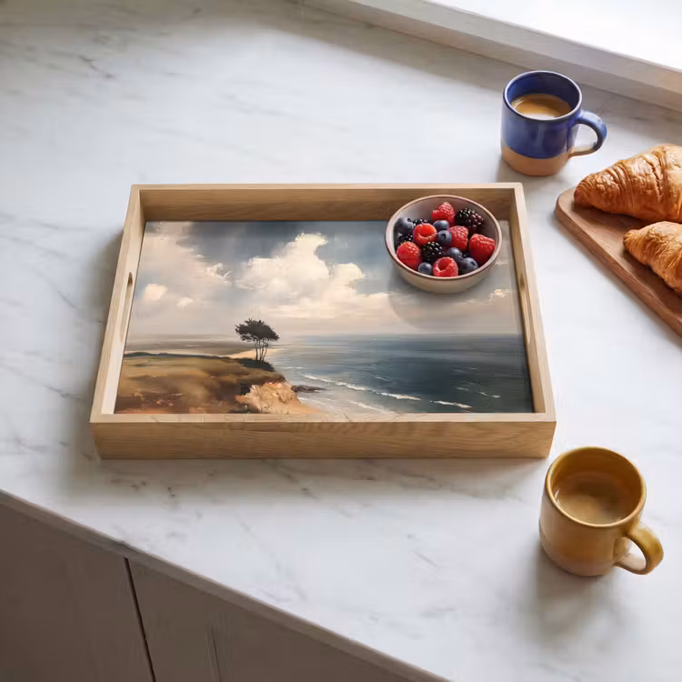 Tray - Cliff - Sea - Tree — 3