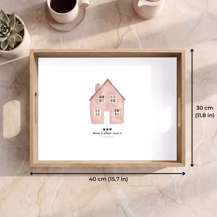 Tray - Cottage - Pink - Quote - Mother — 7