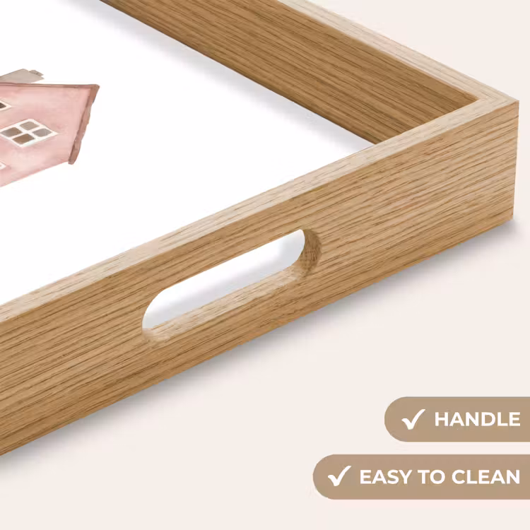 Tray - Cottage - Pink - Quote - Mother — 9