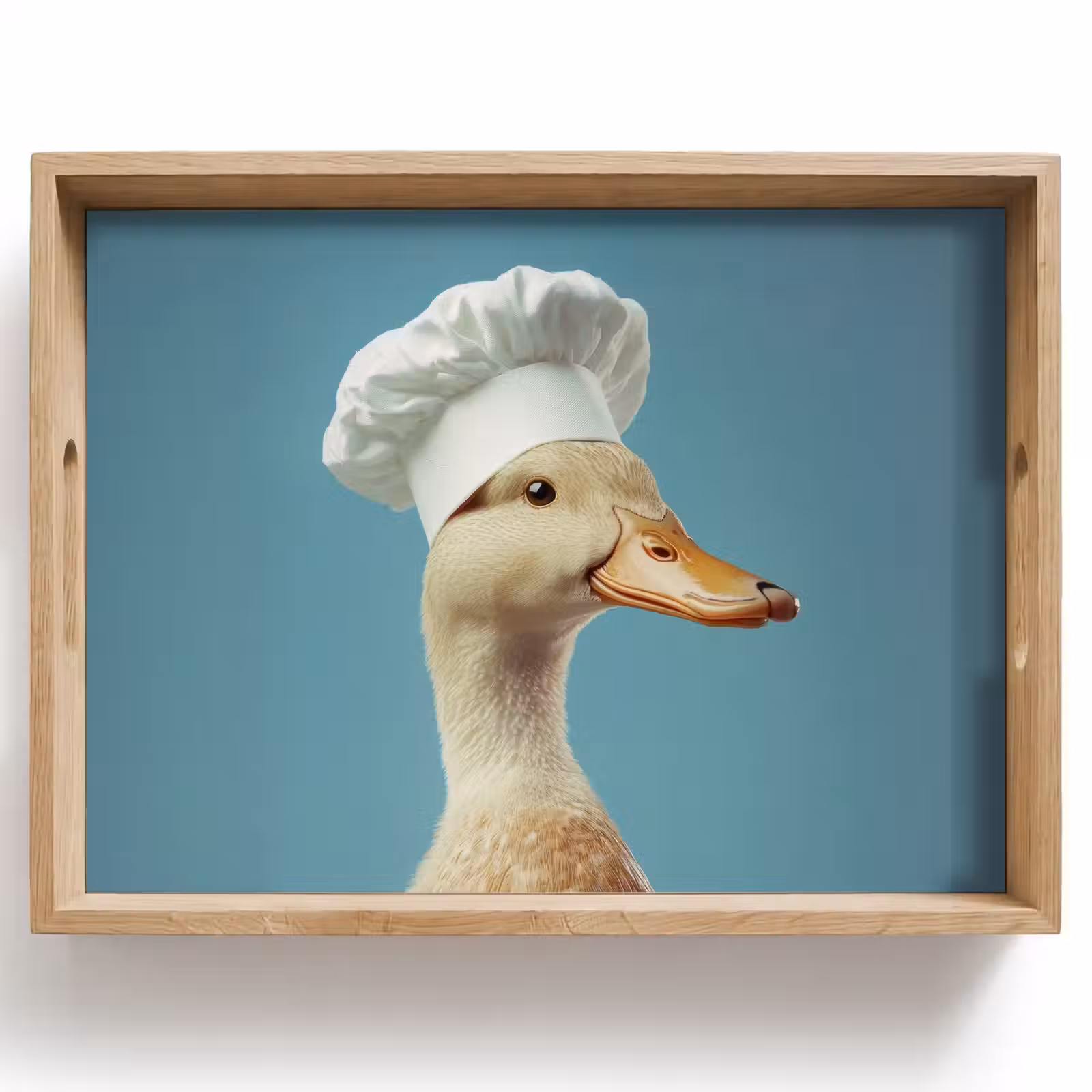 Tray - Duck - Cook's hat - Cute - Bird — 1