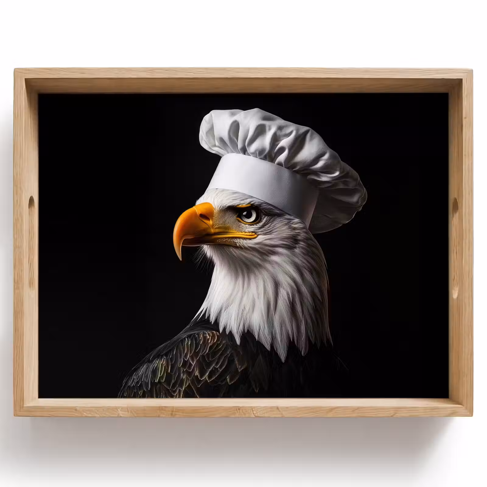 Tray - Eagle -America - Chef's hat - Bird - Tough — 1