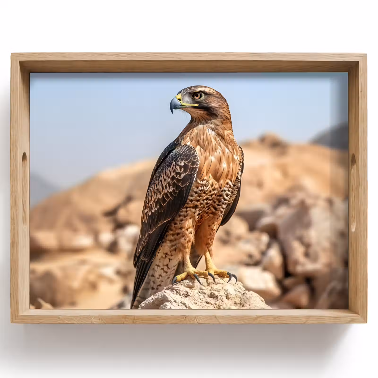 Tray - Falcon - Bird - Rock - Power — 1