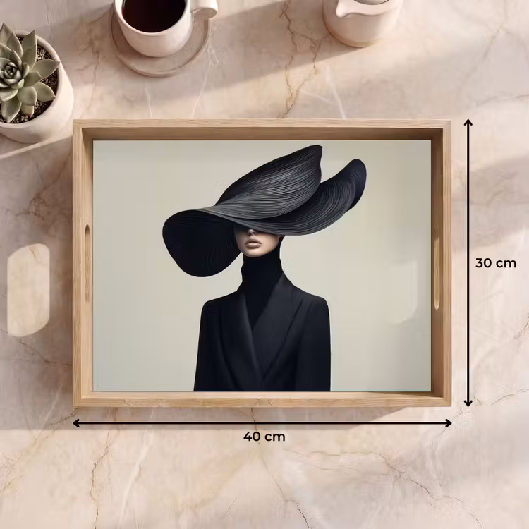 Tray - Black - Woman - Hat — 8