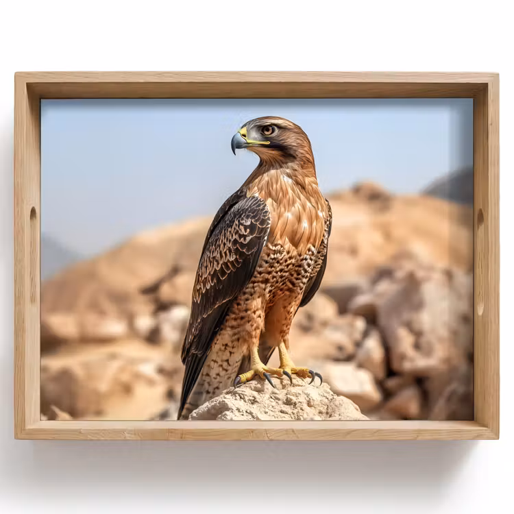 Tray - Falcon - Bird - Rock - Power — 1