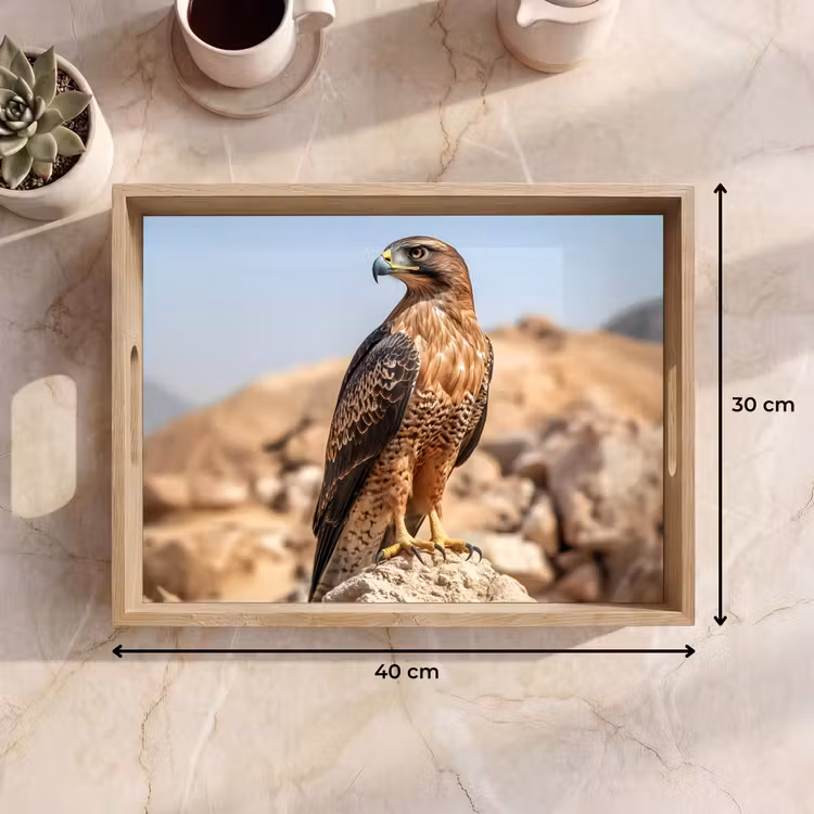 Tray - Falcon - Bird - Rock - Power — 8
