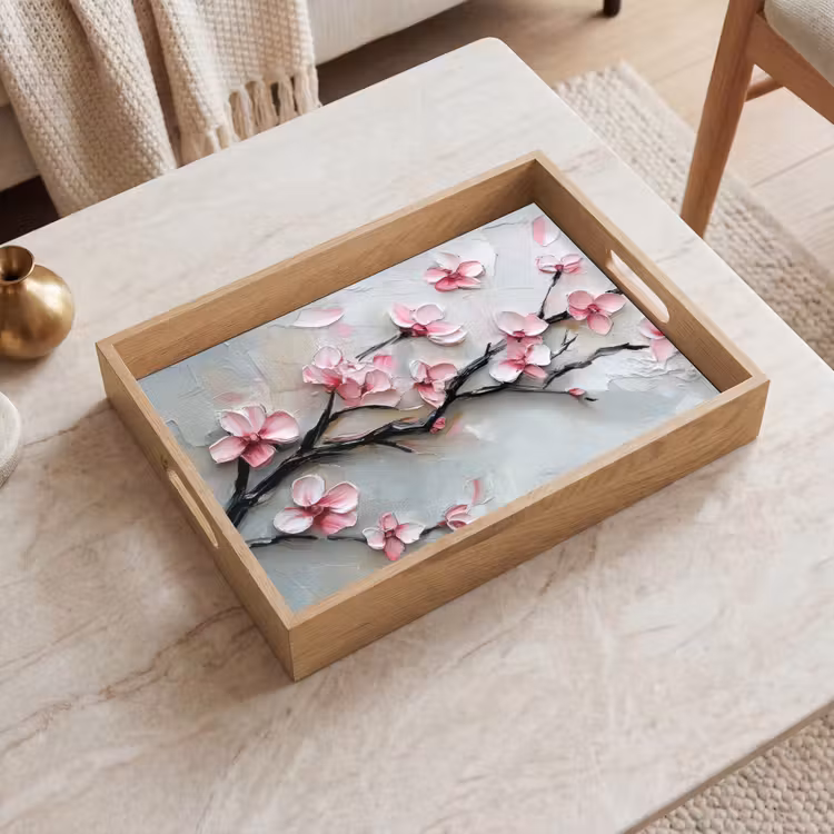 Tray - Blossom - Artistic - Pink - Sakura — 2