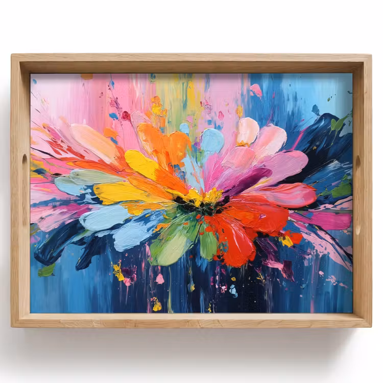 Tray - Burst of color - Expressive mood - Flower — 1
