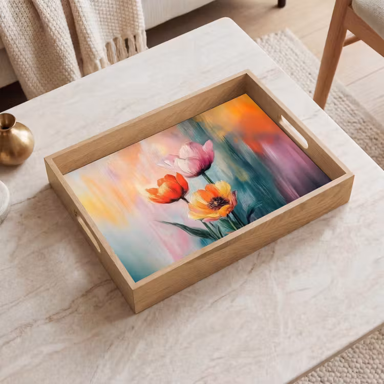 Tray - Dreamy - Floral - Refined details — 2