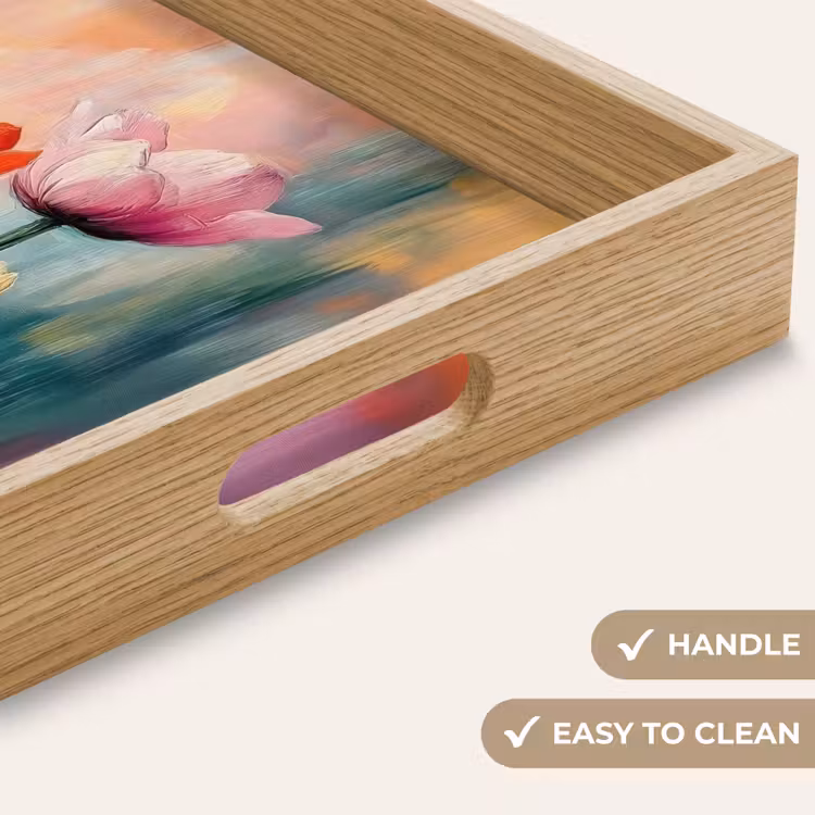 Tray - Dreamy - Floral - Refined details — 9