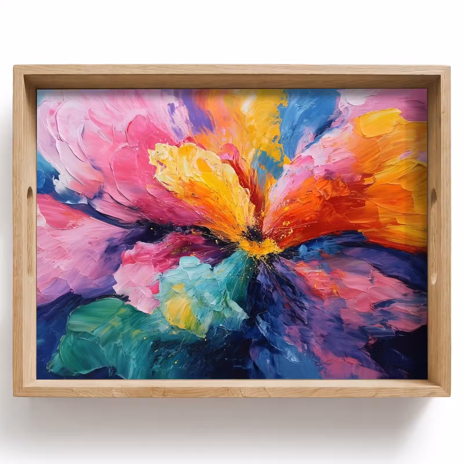 Tray - Flower explosion - Multicolored - Moving — 1