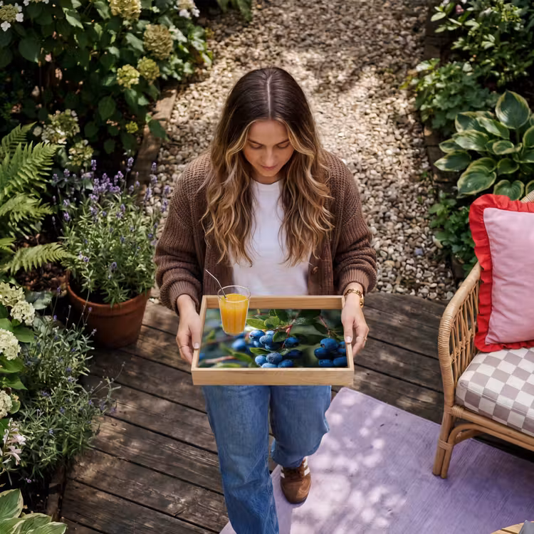 Tray - Blueberries - Dewdrops - Natural light — 6