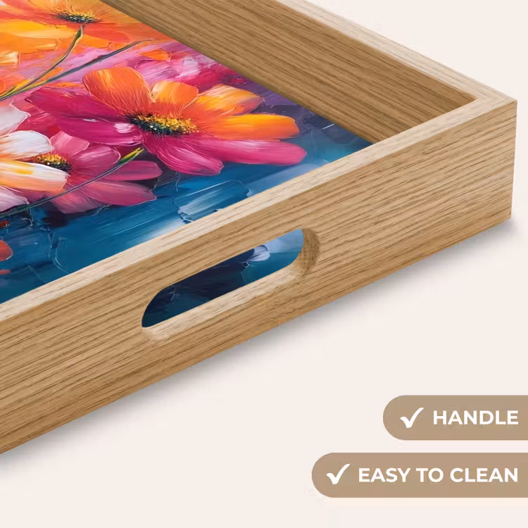 Tray - Bright flowers - Dynamic - Vibrant — 9