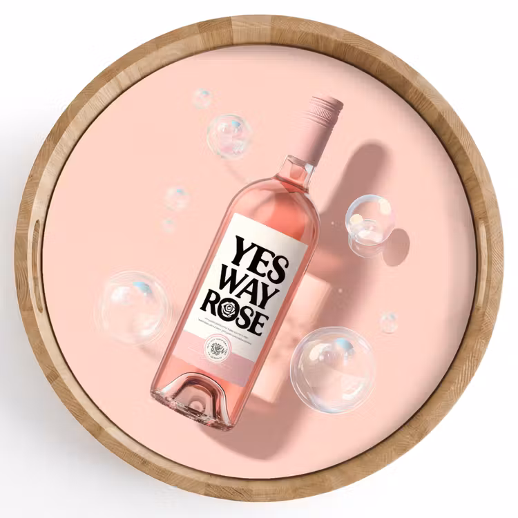 Tray - Bubbles - Rosé - Pink — 1