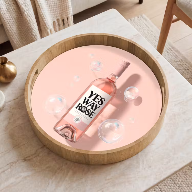 Tray - Bubbles - Rosé - Pink — 2