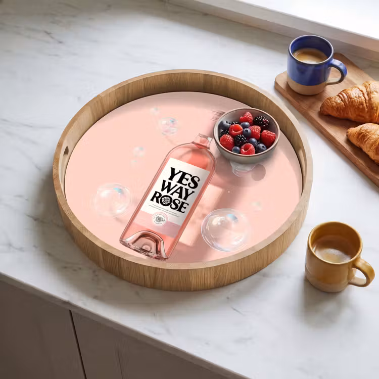 Tray - Bubbles - Rosé - Pink — 3