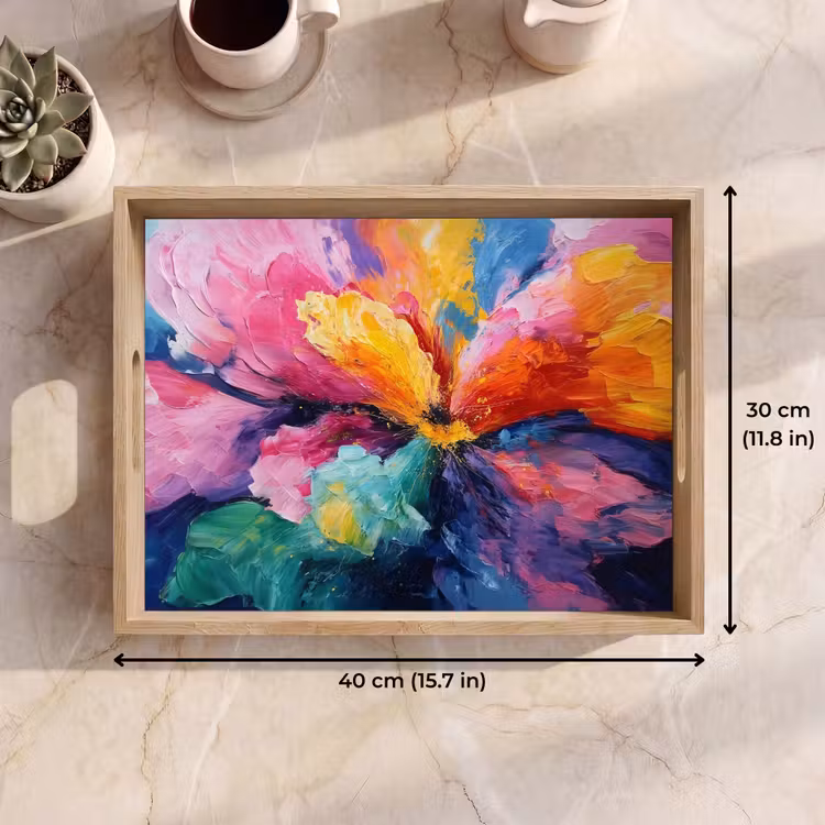 Tray - Flower explosion - Multicolored - Moving — 7